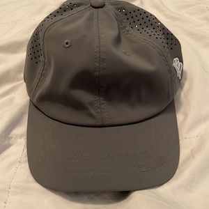 Gray branded bills hat